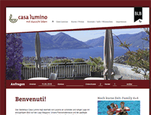 Tablet Screenshot of casalumino.ch